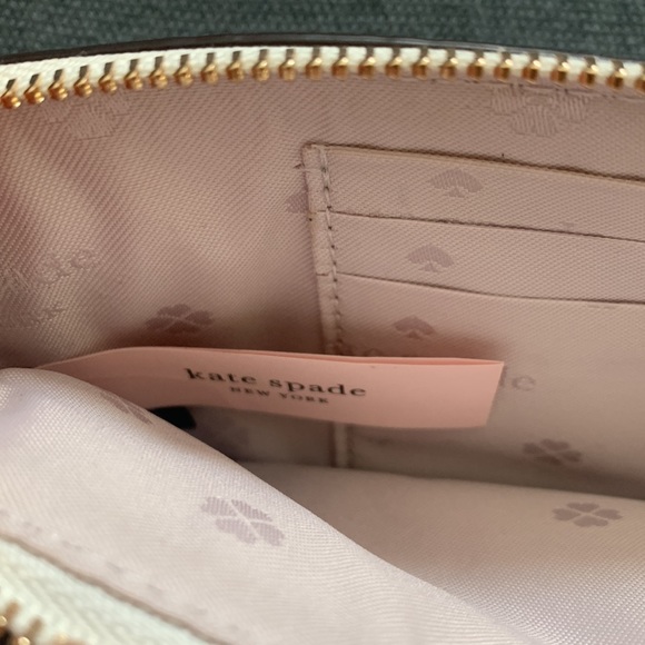 💯Auth Kate Spade white pebble leather mini purse w color♠️ - Picture 8 of 10